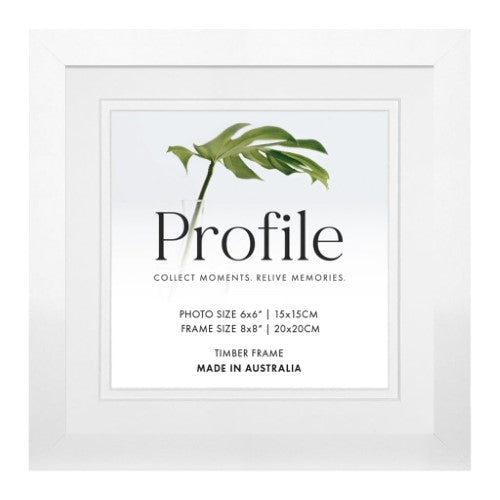 Elegant Deluxe White Square Photo Frames