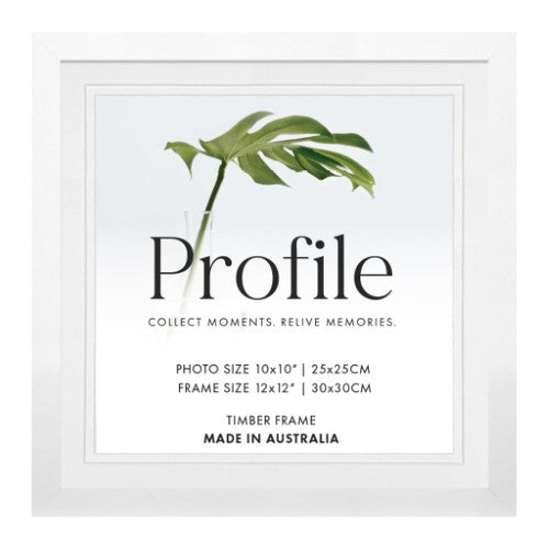 Elegant Deluxe White Square Photo Frames