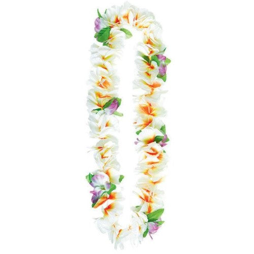 Soft Petals White Leis