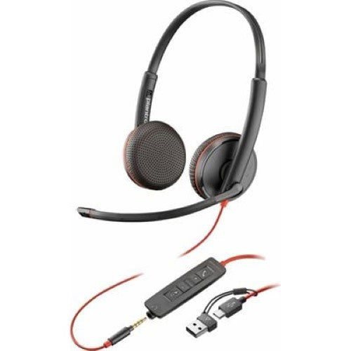 HP Poly BW 3225 USB-C HS +USB-C/A (Bulk) (8X229A6)