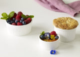 Banquet Souffle Dish White 90x43mm - Tablekraft- Set of  12