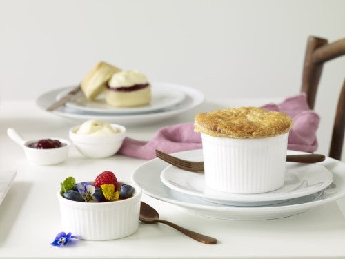 Banquet Souffle Dish White 100x65mm - Tablekraft- Set of  6