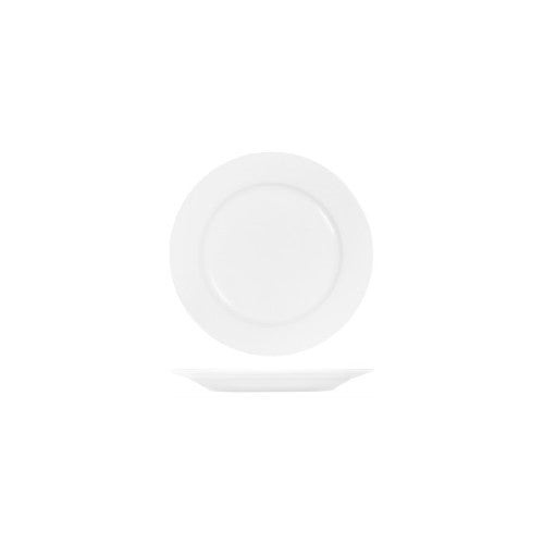 White Round Plate Rim Shape- 200mm - Tablekraft- Set of  6
