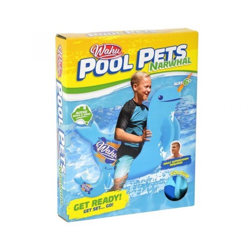 Pool Toy - Wahu Pool Pets Narwhal Racer