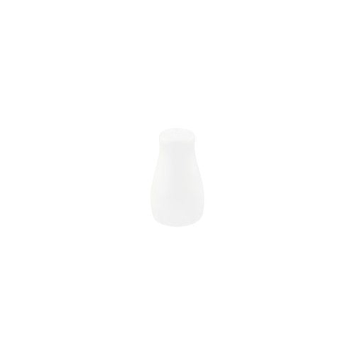 White Salt Shaker Curved 50x80mm - Tablekraft- Set of  6