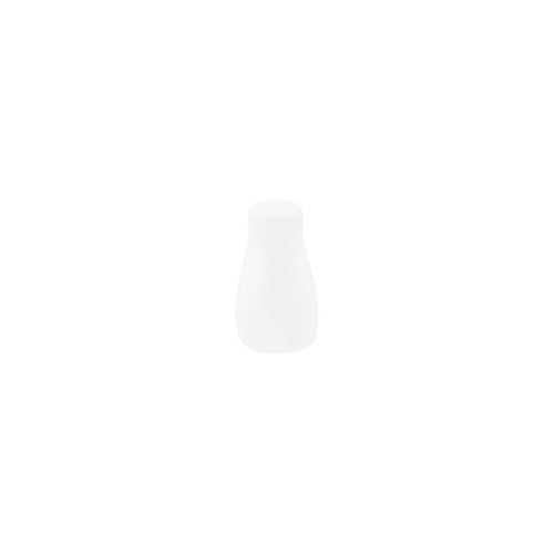 White Pepper Shaker Curved 50x80mm - Tablekraft- Set of  6