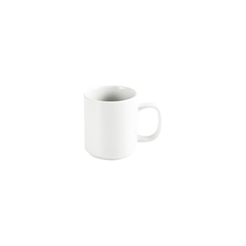 White Banquet Coffee Mug Stack 310ml - Tablekraft- Set of  6