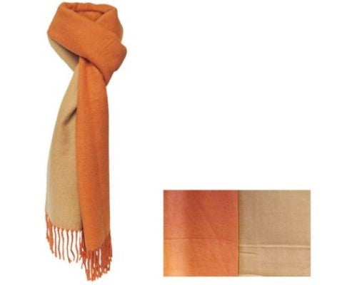 Scarf -Silk-touch Orange