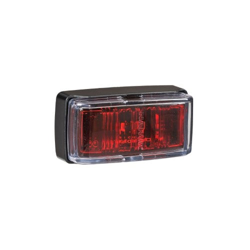 9-33v Mdl81 Led Rear End Out Red Blk Deflector B 0.5m Cb - NARVA