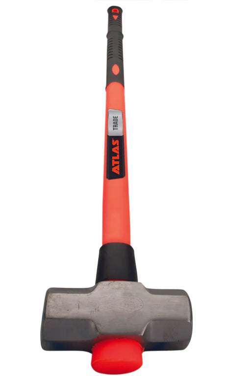 Atlas Trade 8lb Fibreglass Handle Sledge Hammer