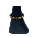 Lava Stone & Tigers Eye 8mm Bead Bracelet