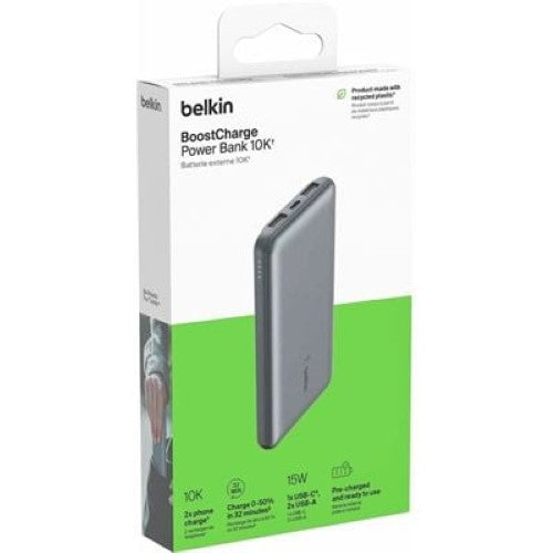 Belkin BOOSTCHARGE POWER BANK 10K (BPB011BTGY)