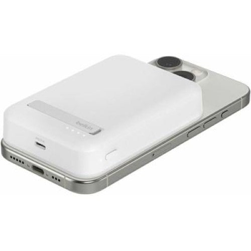 BOOSTCHARGE 10K 15W QI2 POWER BANK WHITE