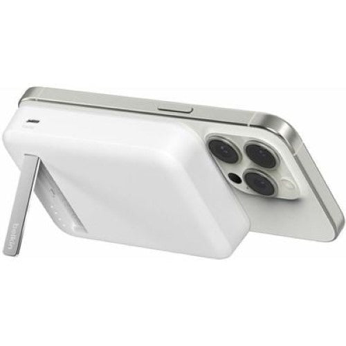 BOOSTCHARGE 10K 15W QI2 POWER BANK WHITE