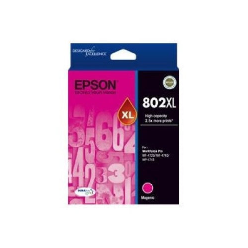 Epson 802XL MAGENTA DURABRITE INK (C13T356392)