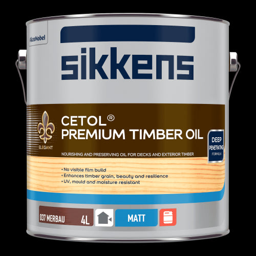 Sikkens Cetol Premium Timber Oil - Merbau 4L