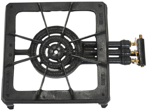 Campmaster 3 Ring Gas Frame Ring Burner with QCC Regulator