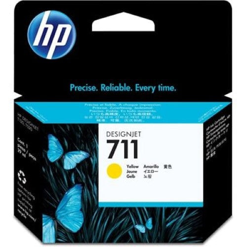 HP 711 29-ml Yellow Ink Cartridge (CZ132A)