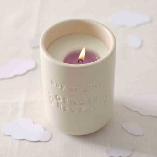 Dream Baby Pink Gender Reveal Candle