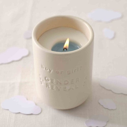 Dream Baby Blue Gender Reveal Candle
