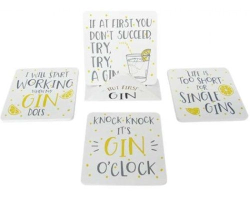 Gin Coasters Set 4