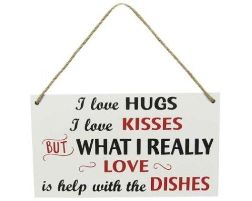 Wall Art - Family Hanger Love Dishes