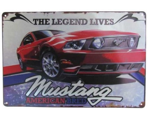 Wall Art Tin - Mustang American