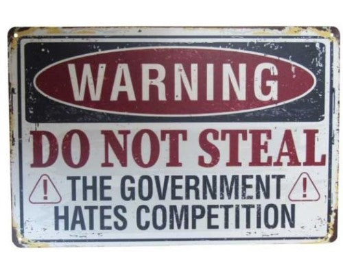 Wall Art Tin - Do Not Steal