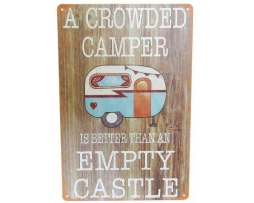 Wall Art Tin - Happy Camper