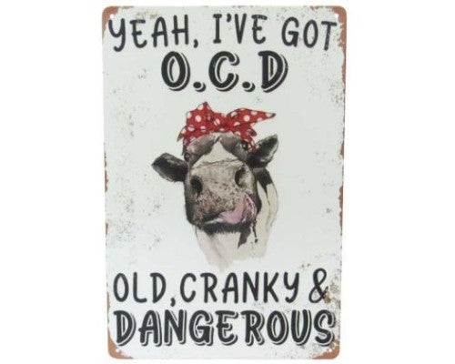 Wall Art Tin - Old and Cranky