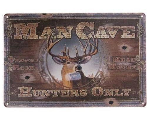 Wall Art Tin - Only Hunters