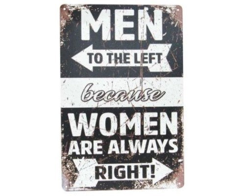 Wall Art Tin - Women Right