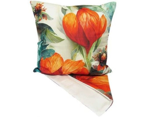 Cushion Cover -  Orange Tulip