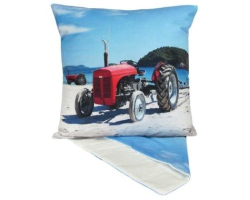 Cushion Cover -  NZ Hahei Beach Tractor