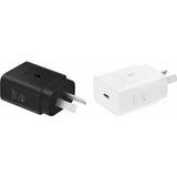 Samsung AC POWER ADAPTOR - 25W, USB-C, NO CABLE (WHITE) (EP-T2510NWEGAU)