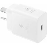 Samsung AC POWER ADAPTOR - 25W, USB-C, NO CABLE (WHITE) (EP-T2510NWEGAU)
