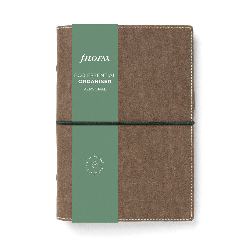 Filofax Organiser Eco Essential Personal Dark Walnut