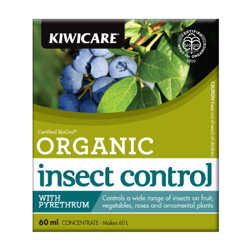 Organic Insect Control with Pyrethrum Concentrate - Kiwicare (60ml)