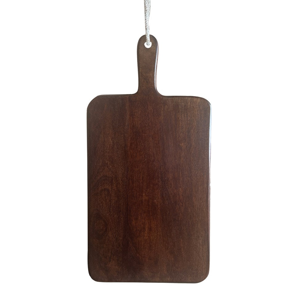 ARTISAN PLATTER SERVING BOARD 52X25X1CM - DARK OAK