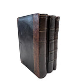 Ornament - ANTIQUE STACKING BOOKS SM - 1 PCE - BLACK/BROWN 12.3X8X17.5CM