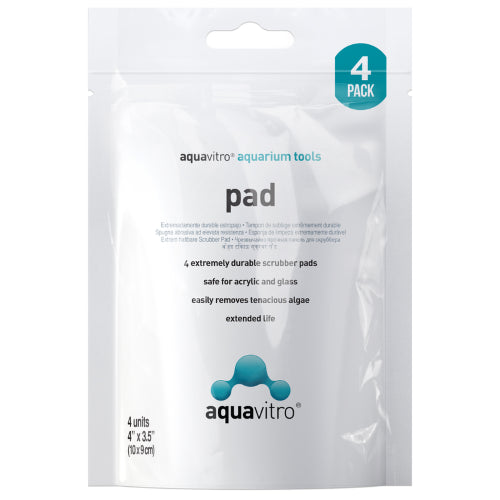 Aquatic Glass Cleaning Aquavitro Scrubber Pads 4pk