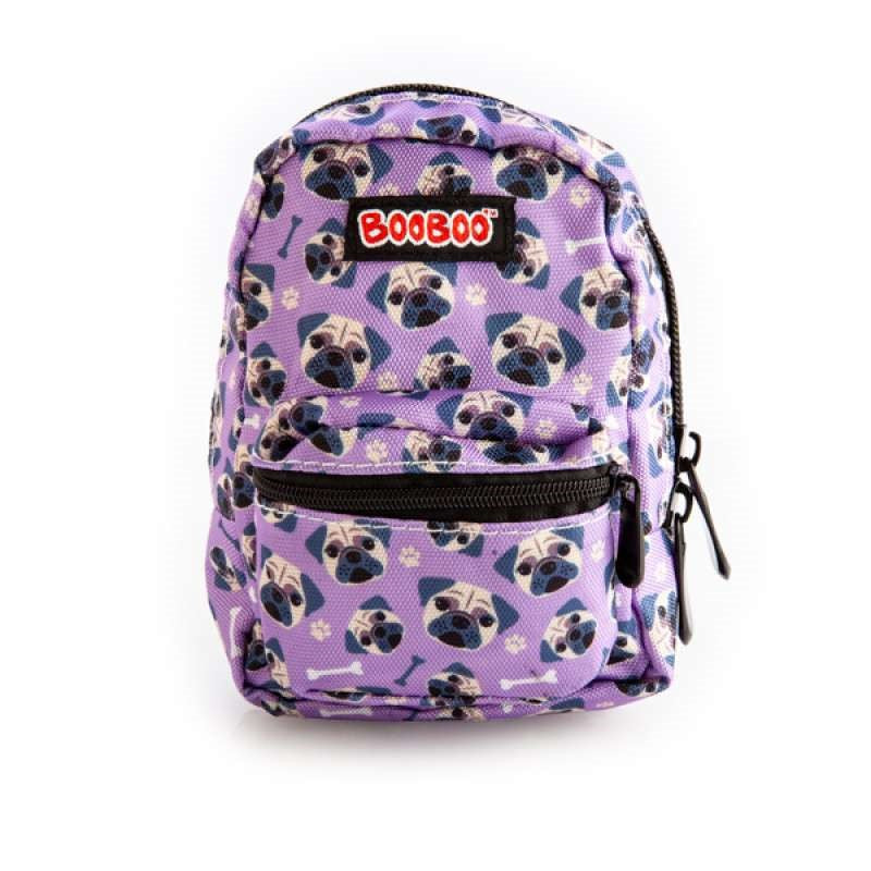 Mini Backpack - BooBoo Pug 10 - 14 x 5cm (Set of 3)