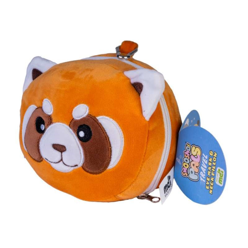 Travel Mask & Pillow - Smoosho's Pals Red Panda