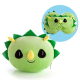 Travel Mask & Pillow - Smoosho's Pals Triceratops