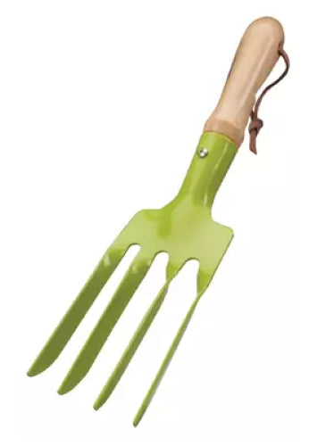 McGregors Carbon Steel Wood Handle Weeding Fork