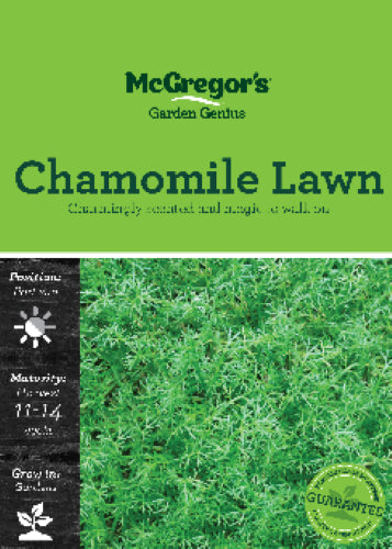 McGregor's Herb Chamomile Lawn Vegetable Seed Packet