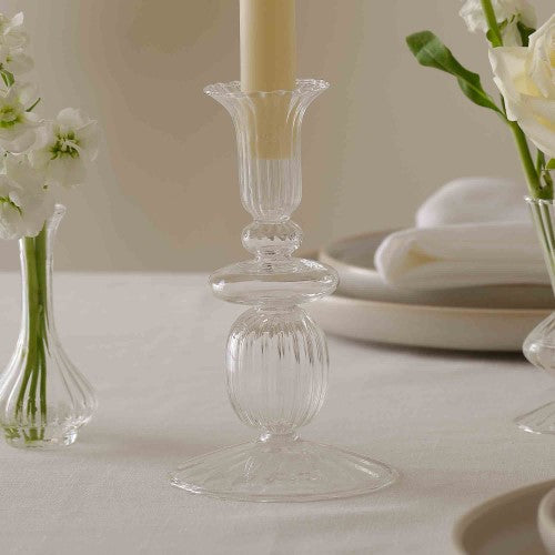 Midsummer Mr & Mrs Small Candle Holder