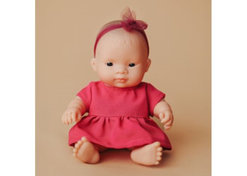 Miniland -My Friends & Me Asian Girl Baby Doll  21Cm