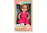 Miniland -My Friends & Me Baby Doll Girl W/Down Synd.38Cm