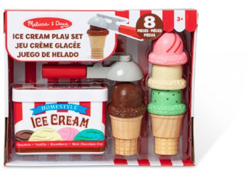Melissa & Doug - Scoop & Stack Ice Cream Cone Playset